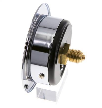 0..10 Bar (0..145 psi) Panel Mount Pressure Gauge Steel/Brass 63 mm Class 2.5 (Front Panel)