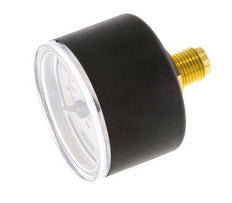 0..1 Bar (0.15 psi) Manómetro Plástico trasero / latón 40 mm Clase 2.5