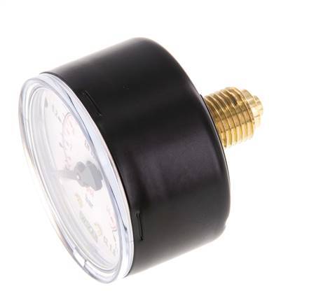 0..1 Bar (0.15 psi) Manómetro Acero trasero / latón 50 mm Clase 1.6