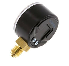 Manómetro de presión por debajo de acero / latón 50 mm Clase 1.6