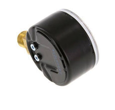 Manómetro de presión por debajo de acero / latón 50 mm Clase 1.6