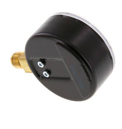 Manómetro de presión bajo acero / latón 63 mm Clase 1.6