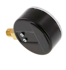 Manómetro de presión bajo acero / latón 63 mm Clase 1.6