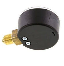 Manómetro de presión debajo de plástico / latón 50 mm Clase 2.5