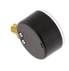 Manómetro de presión debajo de plástico / latón 50 mm Clase 2.5