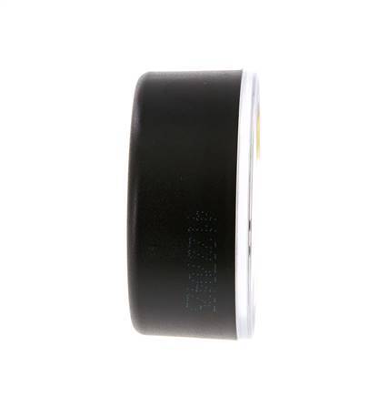 Manómetro de presión debajo de plástico / latón 63 mm Clase 2.5