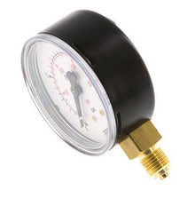 Manómetro de presión bajo acero / latón 63 mm Clase 1.6