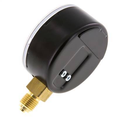 Manómetro de presión bajo acero / latón 63 mm Clase 1.6