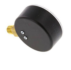 0..25 Bar (0..363 psi) Manómetro por debajo de plástico / latón 63 mm Clase 2.5