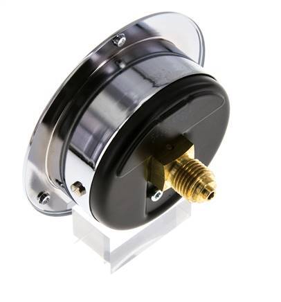 0..25 Bar (0..363 psi) Panel Mount Pressure Gauge Steel/Brass 63 mm Class 2.5 (Front Panel)