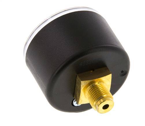 0..2.5 Bar (0..36 psi) Manómetro Plástico trasero / latón 40 mm Clase 2.5