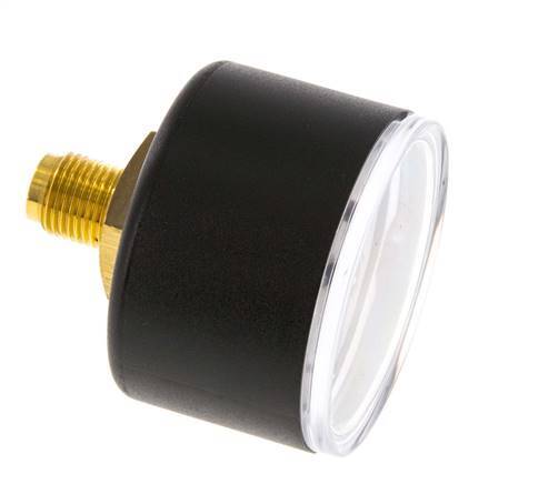 0..2.5 Bar (0..36 psi) Manómetro Plástico trasero / latón 40 mm Clase 2.5