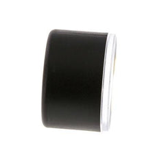 Manómetro de presión por debajo de plástico / latón 40 mm Clase 2.5