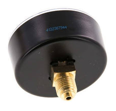 0..2.5 Bar (0..36 psi) Pressure Gauge Rear Plastic/Brass 63 mm Class 2.5