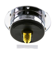 0..315 Bar (0..4569 psi) Panel Mount Pressure Gauge Steel/Brass 63 mm Class 2.5 (Front Panel)