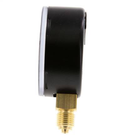 Manómetro de presión por debajo de latón 63 mm Clase 1.6