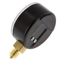 Manómetro de presión por debajo de latón 63 mm Clase 1.6