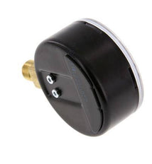 Manómetro de presión por debajo de latón 63 mm Clase 1.6
