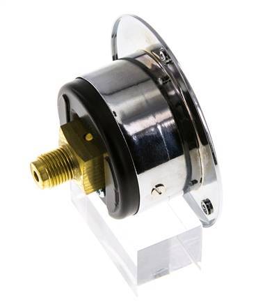 0..40 Bar (0..580 psi) Panel Mount Pressure Gauge Steel/Brass 40 mm Class 2.5 (Front Panel)