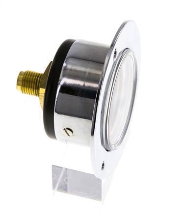 0..40 Bar (0..580 psi) Panel Mount Pressure Gauge Steel/Brass 40 mm Class 2.5 (Front Panel)