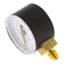 0..4 Bar (0..58 psi) Pressure Gauge Below Plastic/Brass 40 mm Class 2.5