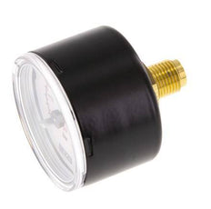 0.4 Bar (0..58 psi) Manómetro Acero trasero / latón 40 mm Clase 1.6