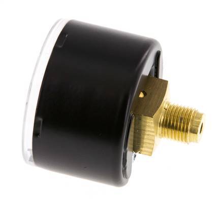 0.4 Bar (0..58 psi) Manómetro Acero trasero / latón 40 mm Clase 1.6