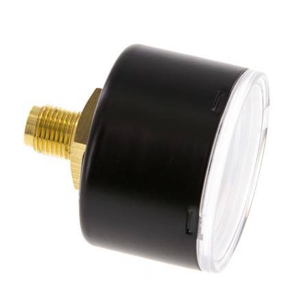 0.4 Bar (0..58 psi) Manómetro Acero trasero / latón 40 mm Clase 1.6