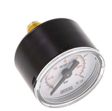 0.4 Bar (0..58 psi) Manómetro Acero trasero / latón 40 mm Clase 1.6