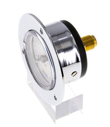 0..4 Bar (0..58 psi) Panel Mount Pressure Gauge Steel/Brass 40 mm Class 2.5 (Front Panel)