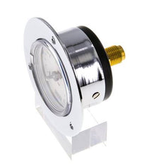 0..4 Bar (0..58 psi) Panel Mount Pressure Gauge Steel/Brass 40 mm Class 2.5 (Front Panel)