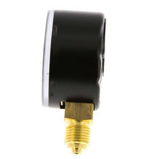 Manómetro de presión por debajo de acero / latón 50 mm Clase 1.6