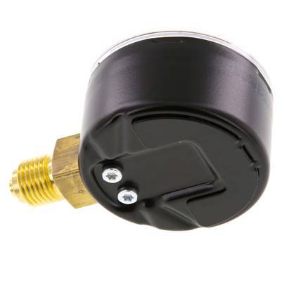 Manómetro de presión por debajo de acero / latón 50 mm Clase 1.6