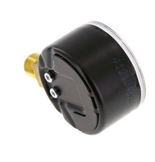 Manómetro de presión por debajo de acero / latón 50 mm Clase 1.6