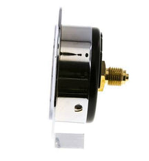 0..4 Bar (0..58 psi) Panel Mount Pressure Gauge Steel/Brass 63 mm Class 2.5 (Front Panel)