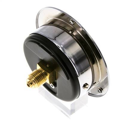 0..4 Bar (0..58 psi) Panel Mount Pressure Gauge Steel/Brass 63 mm Class 2.5 (Front Panel)
