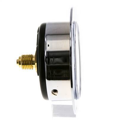 0..4 Bar (0..58 psi) Panel Mount Pressure Gauge Steel/Brass 63 mm Class 2.5 (Front Panel)