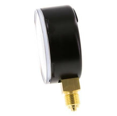 Manómetro de presión por debajo de acero / latón 63 mm Clase 1.6