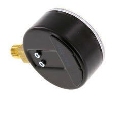 Manómetro de presión por debajo de acero / latón 63 mm Clase 1.6