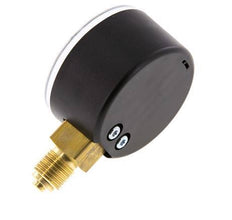 Manómetro de presión bajo plástico / latón 50 mm Clase 2.5