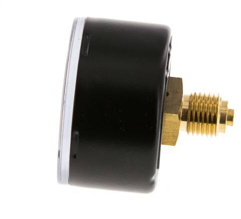 0..60 Bar (0..870 psi) Pressure Gauge Rear Steel/Brass 50 mm Class 1.6