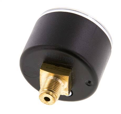 0..6 Bar (0..87 psi) Pressure Gauge Rear Plastic/Brass 40 mm Class 2.5