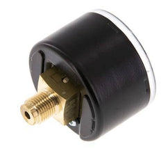 0..6 Bar (0..87 psi) Pressure Gauge Rear Steel/Brass 40 mm Class 1.6