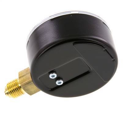 Manómetro de presión por debajo de acero / latón 63 mm Clase 1.6