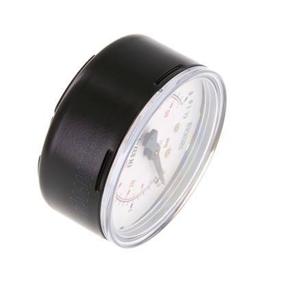 Manómetro de presión por debajo de acero / latón 63 mm Clase 1.6