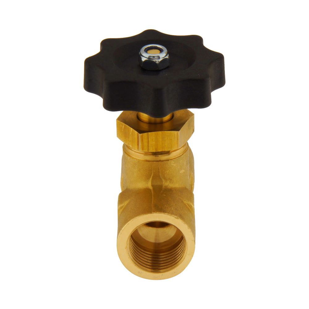 G1-1/2'' Válvula de aguja de latón PTFE 100 bar - NLB