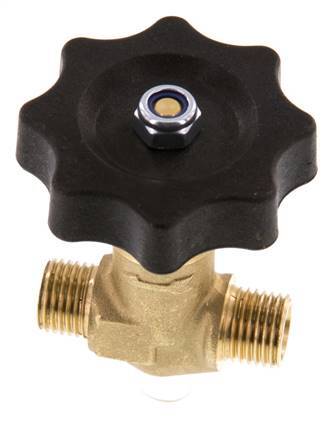 G1/4'' Male Brass Needle Valve NBR 40 bar - NLB