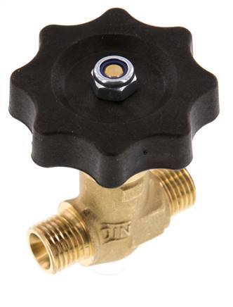 G1/4'' Male Brass Needle Valve NBR 40 bar - NLB