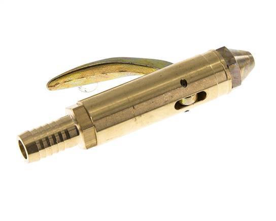 Grifo de soplado de latón con conexión para manguera de 13 mm