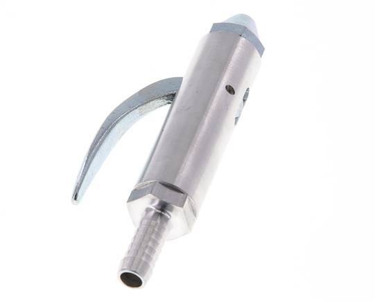 Grifo de aluminio con conexión para manguera de 9 mm